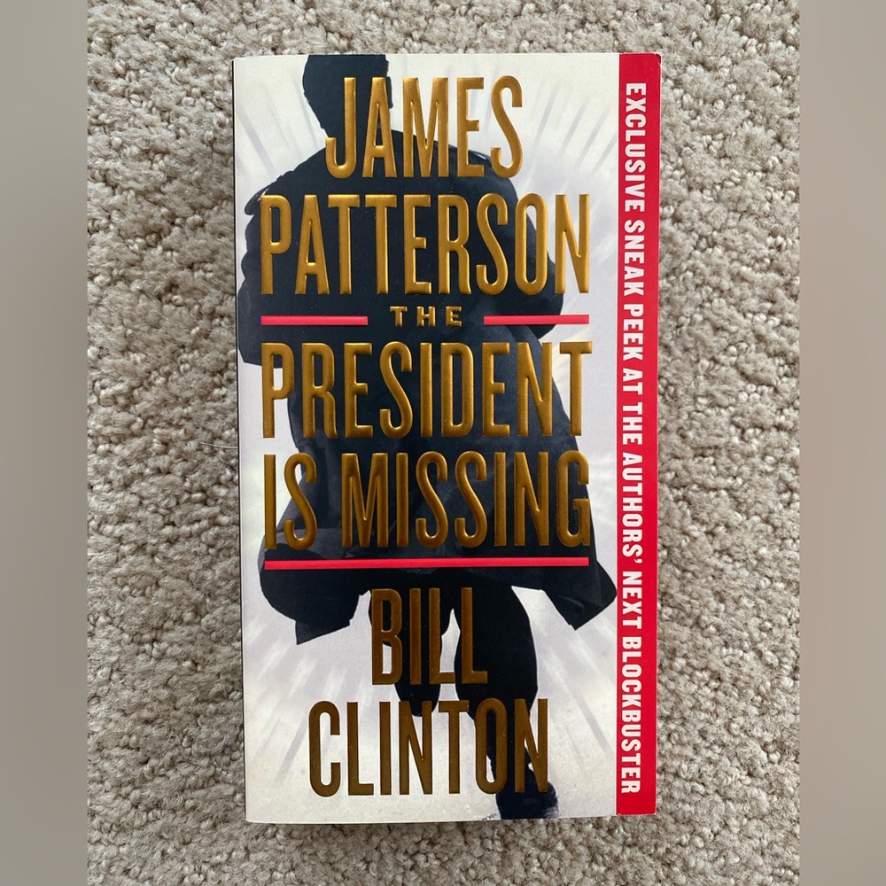 The President Is Missing Paperback Book
